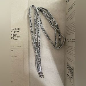 Golden Goose shimmer shoe laces